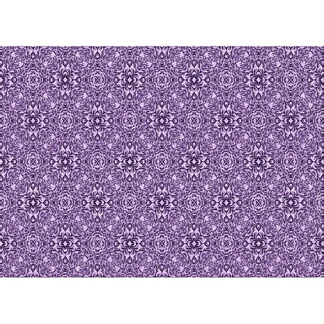 Ahgly Company Machine Washable Indoor Rectangle Transitional Purple Iris Purple Area Rugs, 8' x 12'