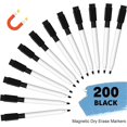thumbnail image 5 of 200 Pcs Marqueurs Magnétiques Effaçables à Sec Pointe Fine Marqueurs pour Tableau Blanc, 5 of 5