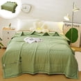 thumbnail image 1 of Affordablo Cheap Lightweight Cold Bedding Comforter for All Season Lightweight Comforters for Summer Soft Breathable Silk Smooth Lightweight Summer Comforter 18x18, 1 of 6