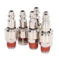 thumbnail image 1 of Connecteur de Tuyau d'Air, 6PCS Raccords Rapides Taille Standard pour Outils Pneumatiques, 1 of 8