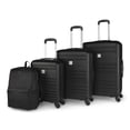 thumbnail image 1 of Bondstreet - 4 pcs set : 3 pcs set ABS/PC blend luggage & Polyester Backpack, 1 of 6