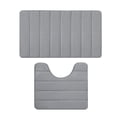 thumbnail image 2 of Sokhug Rugs Clearance Bathroom Rugs Sets 2 Foam Bath Mat for Toilet Soft Absorbent Bath Rugs Non-Slip Thick Machine Washable, 2 of 8
