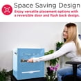 thumbnail image 4 of Frigidaire 1.6 Cu. ft. Retro Mini Fridge with Side Bottle Opener, Compact Refrigerator with Freezer Compartment, Blue, 4 of 9