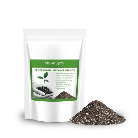 Lttoisl Organic Potting Soil Mix for Outdoor Container Plants, Garden Soil for Flowers & Vegetables, High Permeability, Sterilized, 100g Bag (1 Piece)