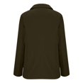 thumbnail image 4 of ManxiVoo Professional Womens Blazer Cardigan Open Front Lightweight Office Wear Versatile Spring Layering Piece XXXL Size Coffee, 4 of 6