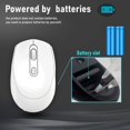 thumbnail image 4 of Dual Mode Wireless Mouse, Optical Gaming Mouse, 2.4G USB Computer Mouse for Laptop Pad PC Tablet Macbook, Wireless Mice, Battery Mouse, 4 of 8