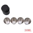 thumbnail image 3 of Bgsha 4Pcs/Set Stainless Steel Wine Drinking Shot Glasses Barware Cup With Bag, 3 of 8