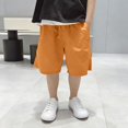thumbnail image 1 of EGNMCR Shorts Mi-Cuisses Pantalons Été Minces Shorts pour Garçons Amples Pantalons de Travail pour Enfants Pantalons Raccourcis pour Garçons Shorts en polyester pour Enfants, 1 of 6