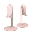 thumbnail image 1 of Bright Stone Phone Stand for Desk, Adjustable Cell Phone Holder for Desk, Compatible with 4"-12.9" Phones/Tablet/iPhone/iPad/Switch (Pink), 1 of 4
