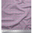 thumbnail image 1 of Soimoi Moss Georgette Fabric Flower Artistic Decor Fabric Printed Yard 42 Inch Wide, 1 of 3