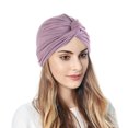 thumbnail image 1 of Women Turbans Knot Pre Tied Bonnet Cap Headwraps Hats, 1 of 4