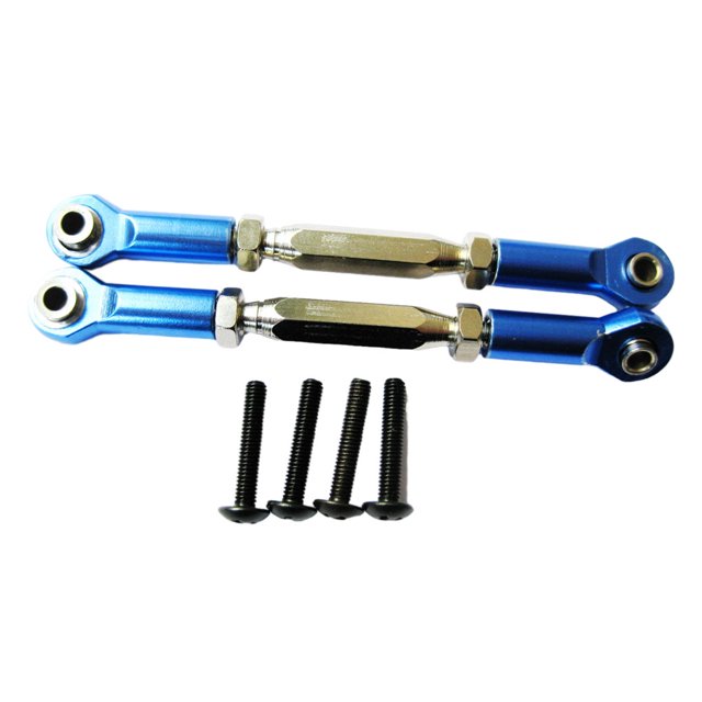 fastboy 2x Front/Rear Steering Link Rod For AXIAL 1/10 Rock Racer AX90026 AX31016 Desert Buggy Hop-ups Dark Blue