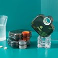 thumbnail image 1 of Iumwxz Kitchen Organizers and Storage Portable Box Medication Packaging and Storage Box Three Meals Day Sealed Tablets Small Distribution Box Kitchen Gadgets Green Plastic Festival Gift, 1 of 3