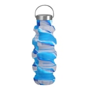 Agiferg Silicone Collapsible Water Bottles, 500ml Portable Foldable Expandable Water Bottle Sports Cups, Leak Proof And Reusable, For Outdoor Activities Travel