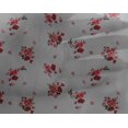 thumbnail image 4 of Tissu Viscose Georgette Pomme Feuilles & Fleurs Imprimé Floral BTY 42 Pouces de Large, 4 of 4