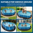 thumbnail image 3 of Garvee Liner Life Oval 12' x 24' Oval Pool Liner Pad, Polyester Geotextile for Above Ground Pools, 3 of 8