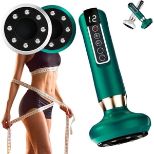 HeeHom Massage de la cellulite à main, Machine à sculpter le corps sans fil pour le dos, Estomac & Jambes, réduction de la graisse de tissu profond & Suction anticellulite