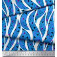 thumbnail image 3 of Soimoi Poly Georgette Fabric Heart,Dot & Leaves Print Fabric by The Yard 52 Inch Wide, 3 of 3