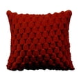 thumbnail image 2 of Yhmxh Pillow Covers Throw Pillow Covers Pillow Protector Weaving Snowflake Velvet Solid Color Pillow Office Sofa Lumbar Support Pillow Bedside Support Pillowcase Cushion Cushion Cover, 2 of 7