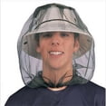 thumbnail image 3 of Net Hat Outdoor Anti-insect Bug Head Head Net Cap Cap Portable Camping Nylon Elastic Mesh Fishing Hat, Army Green, 3 of 9