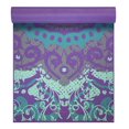 thumbnail image 1 of Gaiam 4mm Purple Yoga Mat - Moroccan Garden, 1 of 5