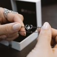 thumbnail image 5 of SERASAR 925 Sterling Silver Anklet "Heart" with 18k Gold Plating, Black, Including Gift box, 5 of 5