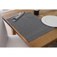 thumbnail image 3 of Coton En Vinyle Placemat Pinstripe Grey - Ensemble De 12, 3 of 3
