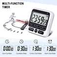thumbnail image 3 of Digital Kitchen Timers for Cooking, Large Digits, Loud Alarm, Magnetic Baking Kitchen Timers, 3 of 8