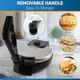 thumbnail image 3 of StarBlue Automatic Electric Stainless Steel Non-stick Roti Maker 10-inch, 3 of 7