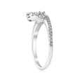 thumbnail image 3 of 1/2ct Diamond Engagement Guard Wedding Enhancer Ring 14K White Gold, 3 of 3
