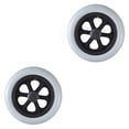 thumbnail image 3 of Milaget 2 Pcs Roues de Rollator Accessoires de Fauteuil Roulant 12 Pouces Pneus Pleins Antidérapants Gris, 3 of 9