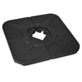 thumbnail image 1 of Outsunny 4PCs 176lb Patio Umbrella Base Weights for Offset Umbrella, Black, 1 of 10