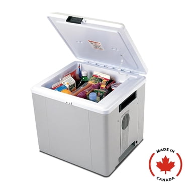 Koolatron 12V Electric Cooler/Warmer, 27L (29 qt) Thermoelectric Car Fridge, Portable Mini Fridge, Gray