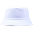 thumbnail image 2 of Bucket Hat Portable Solid Color Folding Fisherman Sun Hat Outdoor Men Women Bucket Cap, 2 of 6