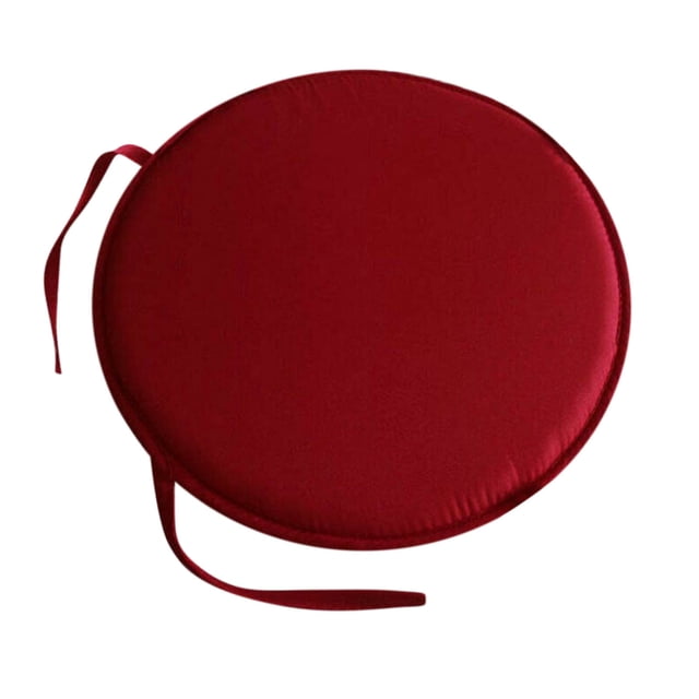 Coussins de Siège Extérieurs Coussins de Chaise Intérieur Extérieur Coussins de Chaise Ronds avec Attaches, Coussins Ronds pour Chaises de Salle à Manger Coussin de Siège Rond Coussins de Chaise de Jardin Ensemble pour Meuble Coussin de Chaise d'Ordinateur