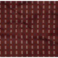 thumbnail image 4 of oneOone Organic Cotton Poplin Twill Fabric Line Block Print Fabric By The Yard 42 Inch Wide, 4 of 4