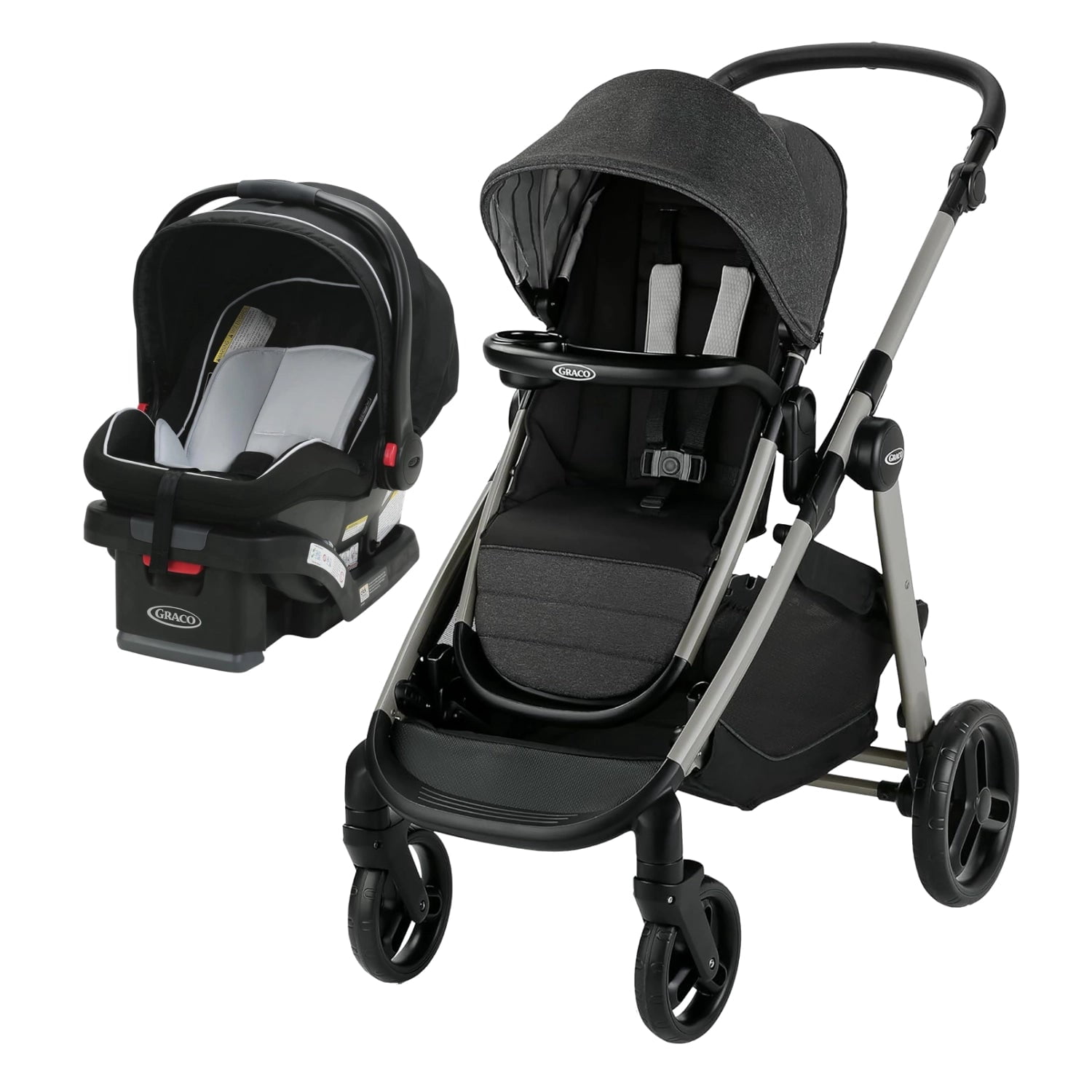 Graco Modes Nest2Grow Travel System, Stroller and Car Seat Combo, Maison
