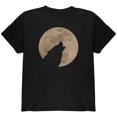 thumbnail image 1 of Wolf T-Shirt Jeunesse Silhouette Lune Hurlante, 1 of 1