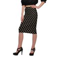 thumbnail image 2 of Moomaya Jupe Imprimée Longueur Genou pour Femmes Grande Taille Jupe en Poly Spandex, 2 of 6