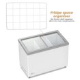 thumbnail image 3 of Phenofice White Chest Freezer Divider Adjustable Storage Partition with Ventilated Shelf for Organized Food and Beverage, 3 of 8