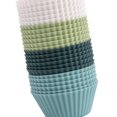 thumbnail image 3 of Muffin Cup Morandi Color Round Egg Tart Steamed Egg Silicone Complementary Food Mold, 3 of 5