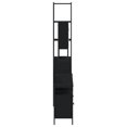 thumbnail image 5 of vidaXL 4 Piece Bathroom Furniture Set Black Engineered Wood, 5 of 5