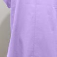 thumbnail image 4 of Fshaion Robe d'Été pour Femmes 2024 Grande Taille Manches Courtes Couleur Unie Col en V Douce Confortable Longue Robe Liquidation à Moins de 10!, 4 of 7