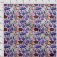 thumbnail image 4 of oneOone Rayon Rose Brown Fabric Kids Sewing Material Print Fabric By The Yard 56 Inch Wide, 4 of 4