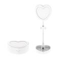 thumbnail image 1 of Led Desk Lamp,LED Ring Light with Phone Stand and Foldable Stretchable Design - Portable Selfie Desk Light with Heart Shaped Lights, 1 of 5