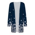 thumbnail image 4 of Cardigans pour Femmes Mode Cardigan Décontracté pour Femmes avec Poches Manches Longues Imprimé Cache-Maillot Hauts en Liquidation, 4 of 4