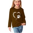 thumbnail image 1 of Birdeem Chemises à Manches Longues pour Filles Chemises à Manches Longues Imprimés Mignons Col Rond Hauts Blouses Décontractées Habillées Vêtements Chemises à Manches Longues pour Filles, 1 of 4