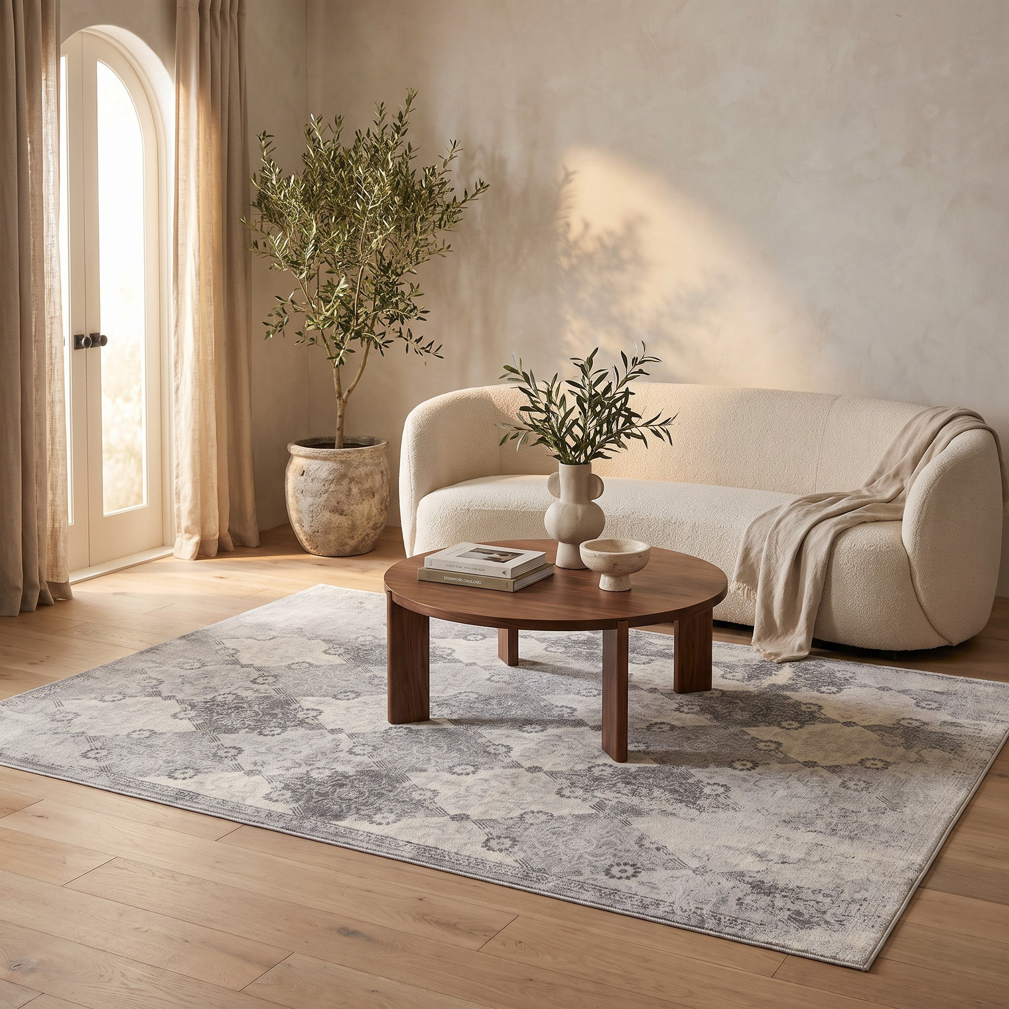 Rug Branch Havana Collection Tapis traditionnel en détresse