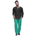 thumbnail image 2 of Atasi Solid Adjustable Ethnic Bottom Pant For mens Dupion Readymade Pajama, 2 of 5