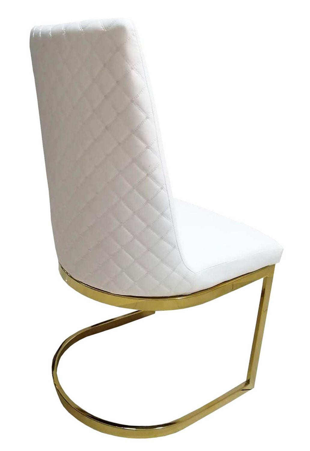 Chaise de salle à manger canadienne Ohio blanche (Ensemble de 2)